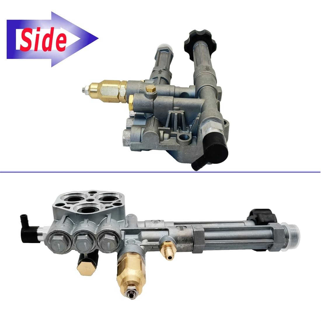 High-Pressure Washer Pump Head with Unloader for SRMW2.2G24, RMW2G20, RMW2G24