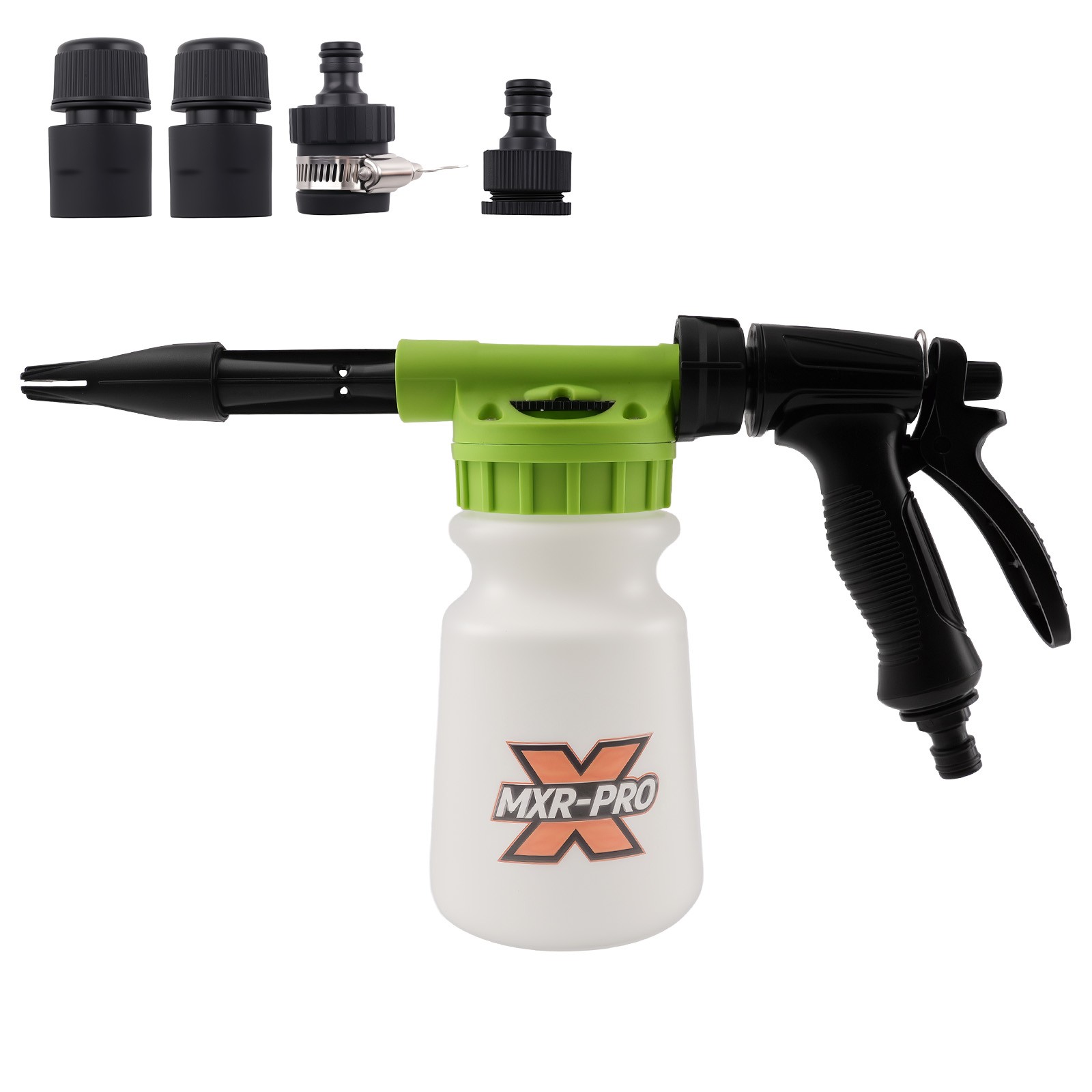 1L Foam Gun Kit for Car Cleaning Hose 5/8′ Quick Connector Plastic Nozzle