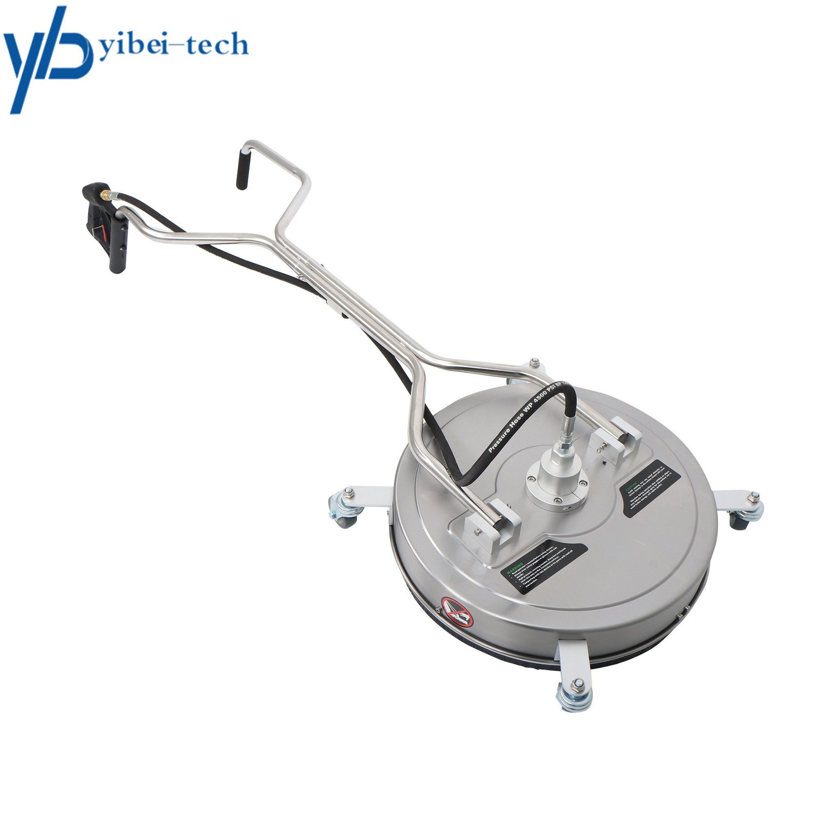 Pressure Washer Surface Cleaner w/ Handles & Wheels Quick Connect 6000 psi 20″