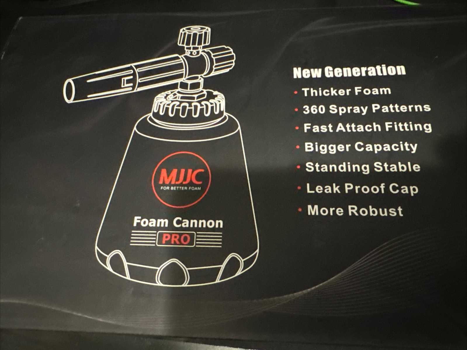 Factory MJJC Foam Cannon Pro V2.0 1/4 Quick Connect Premium Thick Snow Gun Lance