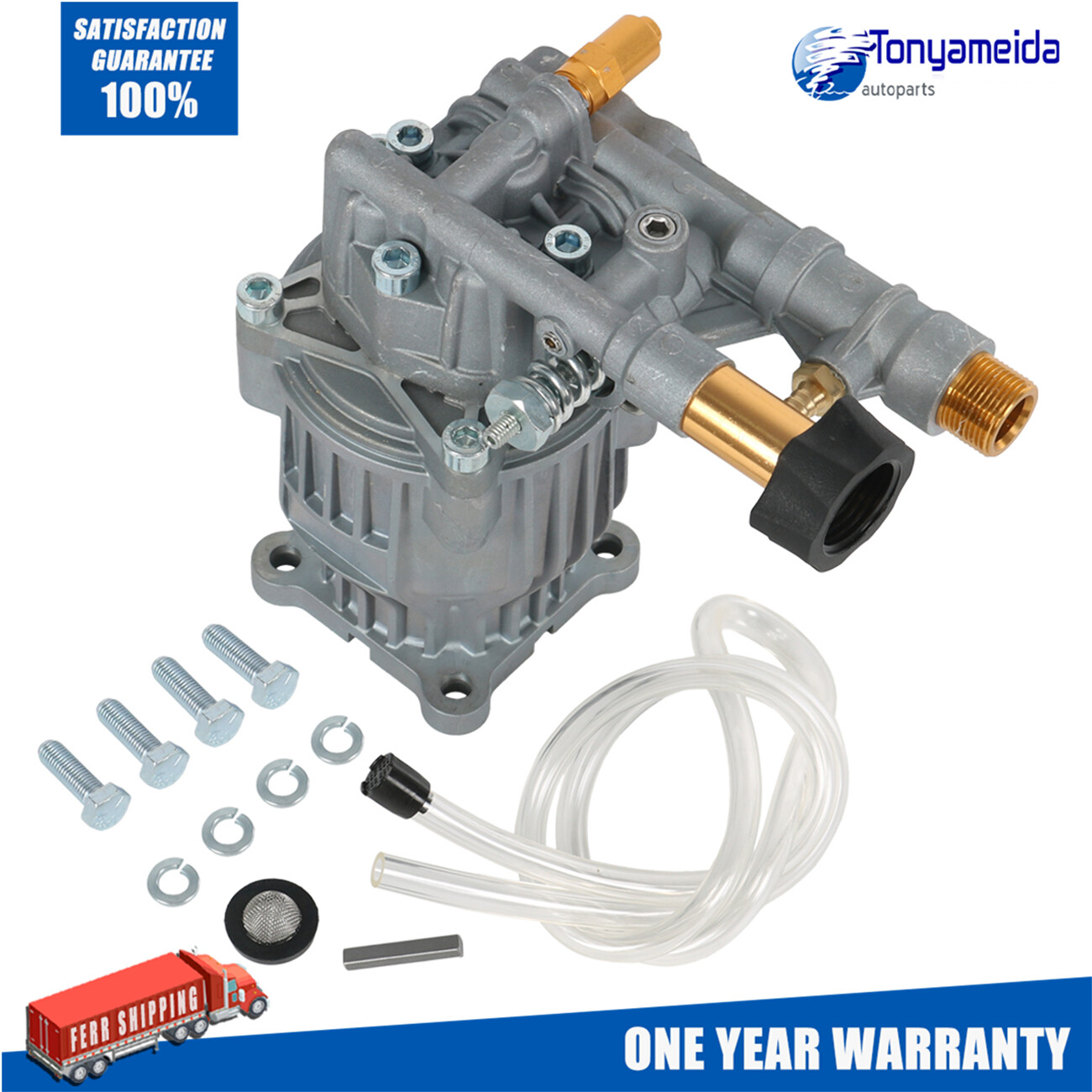 Axial Cam Replacement Pressure Washer Pump Kit 90028, 3300 PSI, 2.4 GPM