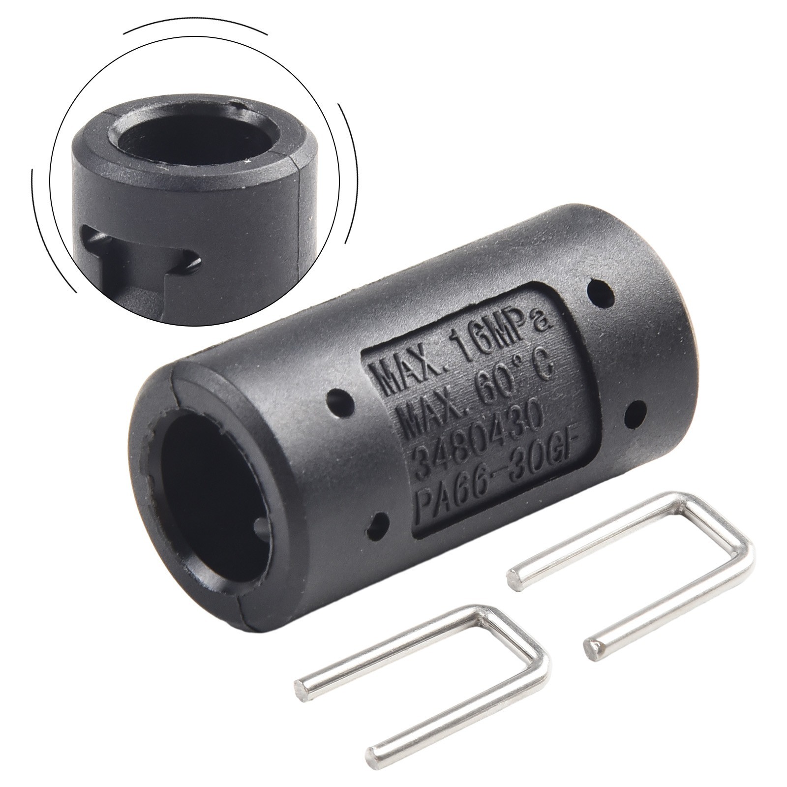 New Accessories Tube Connector Adapter Extended Butt Fitting Joint Pipe