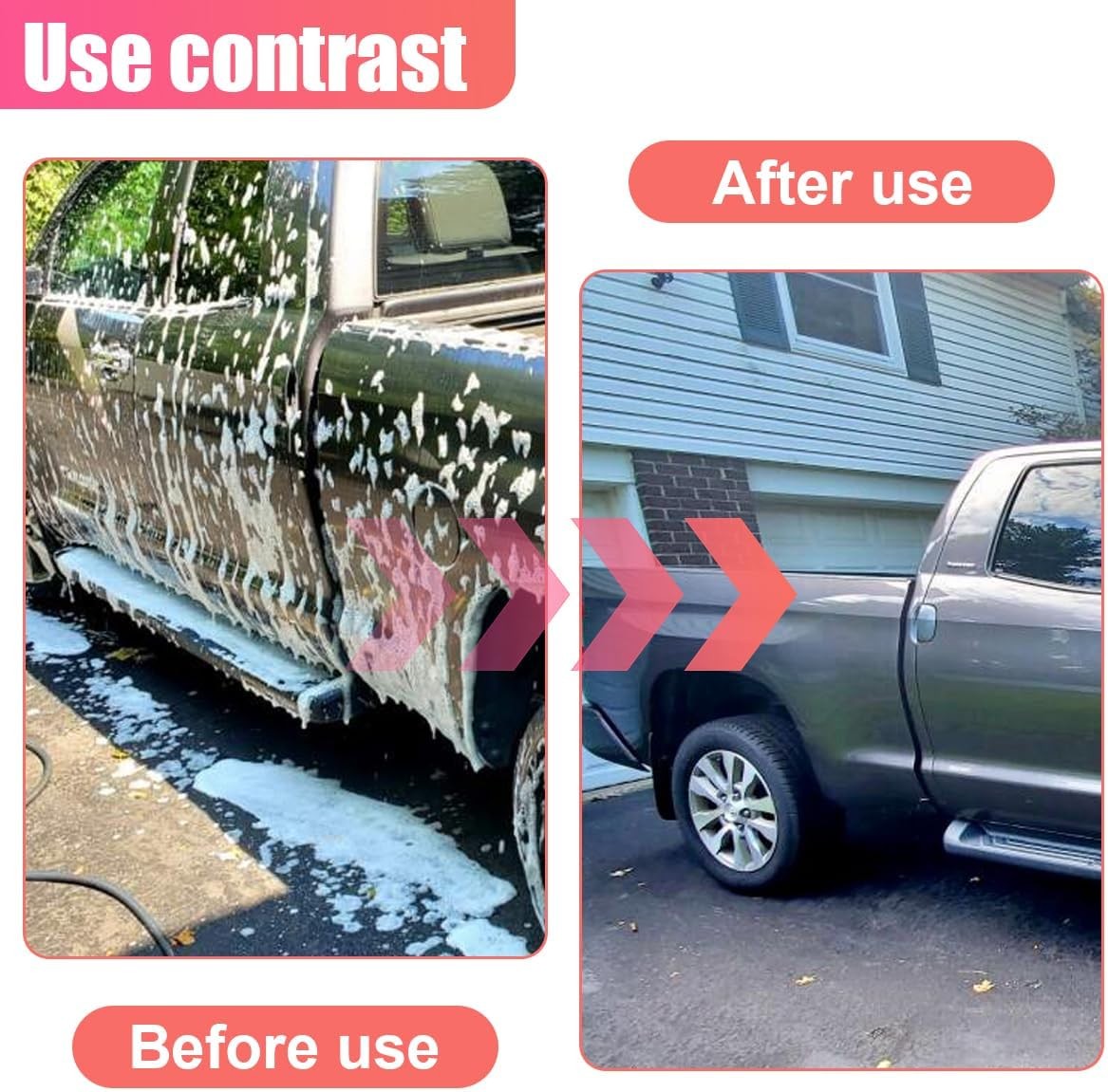 Car Wash Foam Gun Adjustable Foam Cannon for Hose 6 Level Soap Sprayer Garden