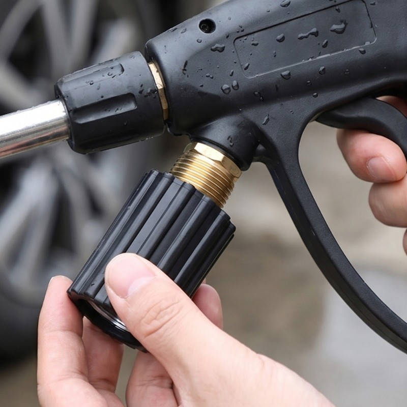 Strong Plastic Metal Hose Twist Adapter For Pressure Washer 3Pcs M22 M14