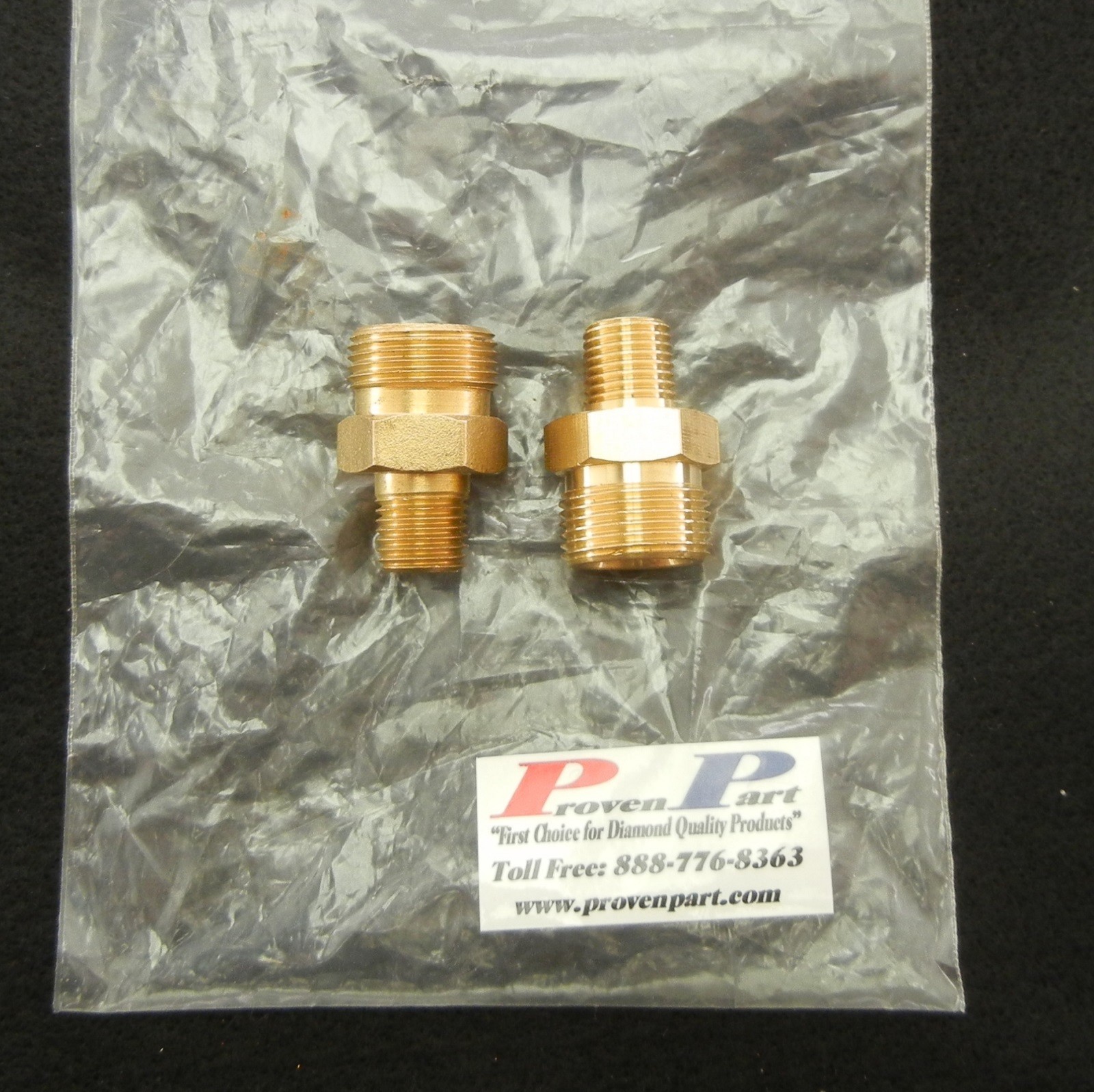 Pressure Washer Gun Or Hose Fitting 1/4 Male X M22 High Pressure Brass 2 In Kit
