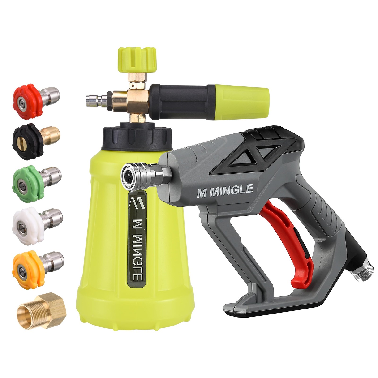 High Pressure Washer Gun Snow Foam Lance, 4000 PSI Cannon Foam Blaster Power …