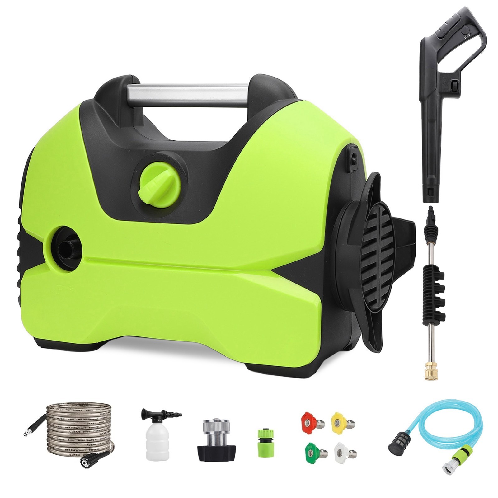 Electric Pressure Washer 2200PSI 1.4 GPM High Power Washers with 33Ft Hose