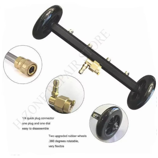 High Pressure Washer Water Broom for Pressure Power Washer Sidewalk Under Car