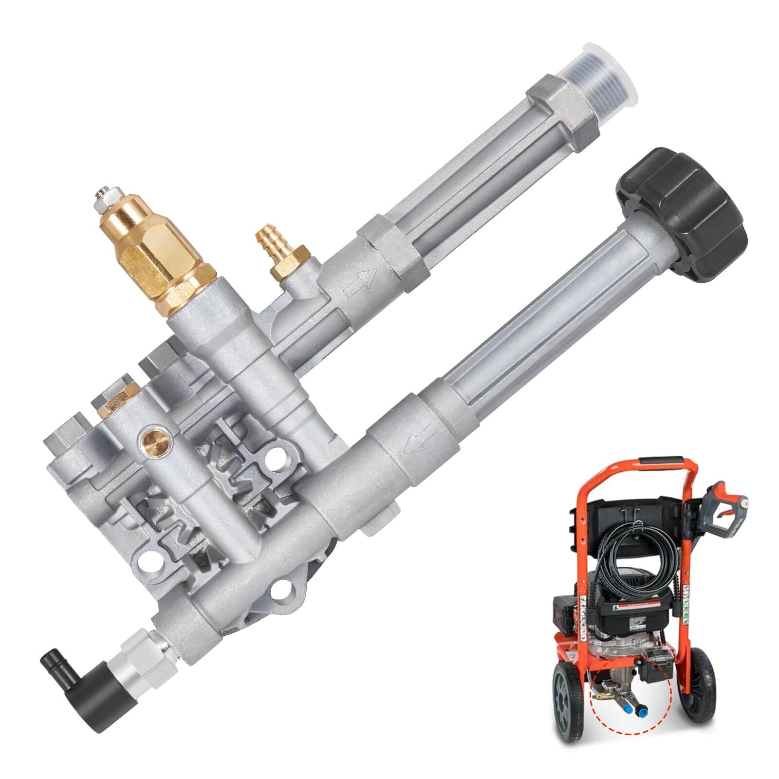 RMW / SRMW Pressure Washer Pump Head Assy For Troy Bilt Complete AR42518 AR43061