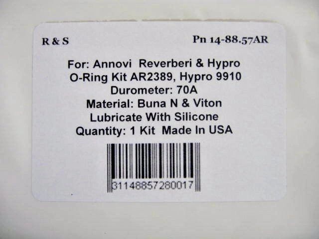 Annovi Reverberi AR2389 O Ring Kit / R&S 14-88.57AR