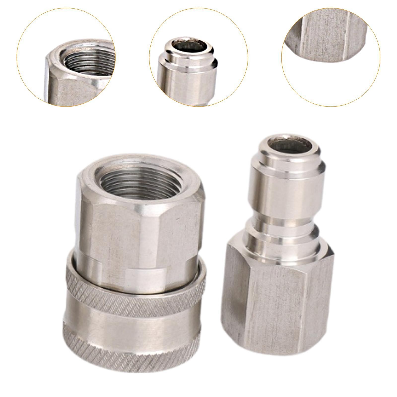 3/8 inch Quick Connect Fittings Replace Parts Easy to Install Professional 3/8