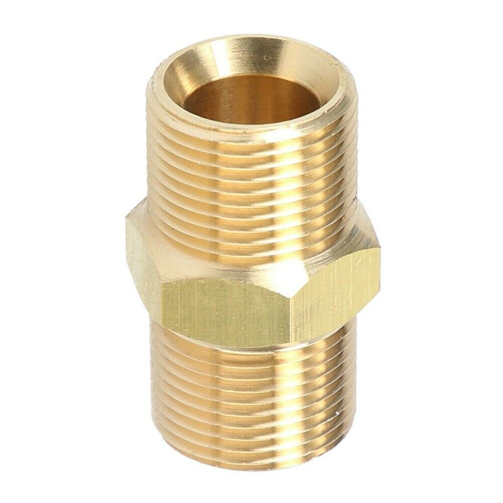 Double Nipple M22*1.5 Male Hose Connector Coupling For High Pressure Cleaner AO