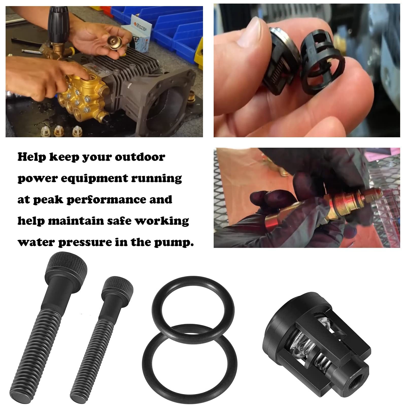 Pressure Washer Pump Valve Check Kit 190591GS Fits for Briggs Stratton Snapper