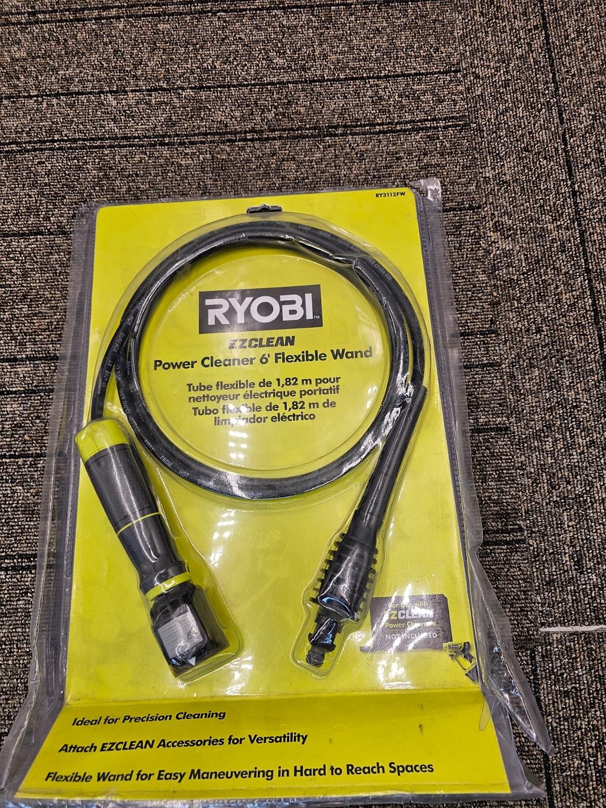 RYOBI RY3112FW EZCLEAN POWER CLEANER 6′ FLEXIBLE WAND