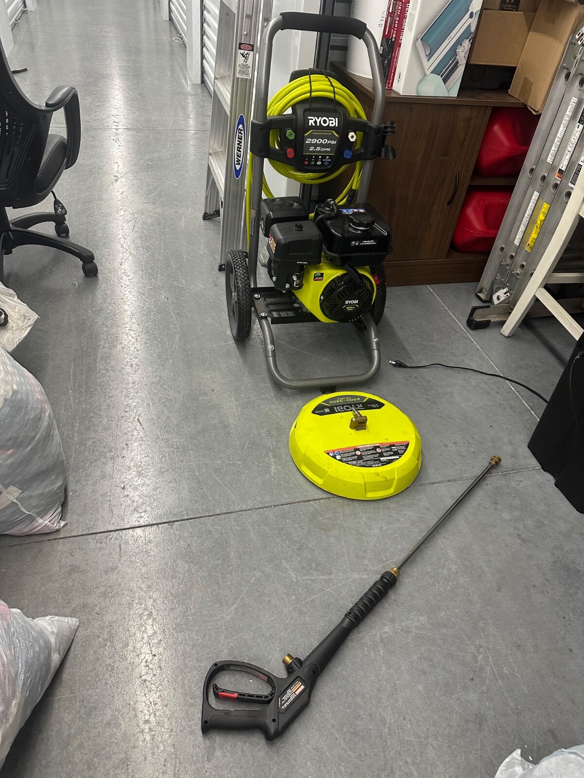 Ryobi 2500 PSI 1.2 GPM Cold Water Electric Pressure Washer RY142500
