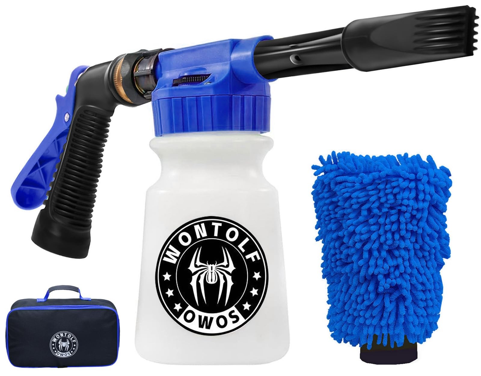 Car Wash Foam Gun Foam Sprayer – Foam Cannon Garden Hose- Car Wash Kit – Snow…