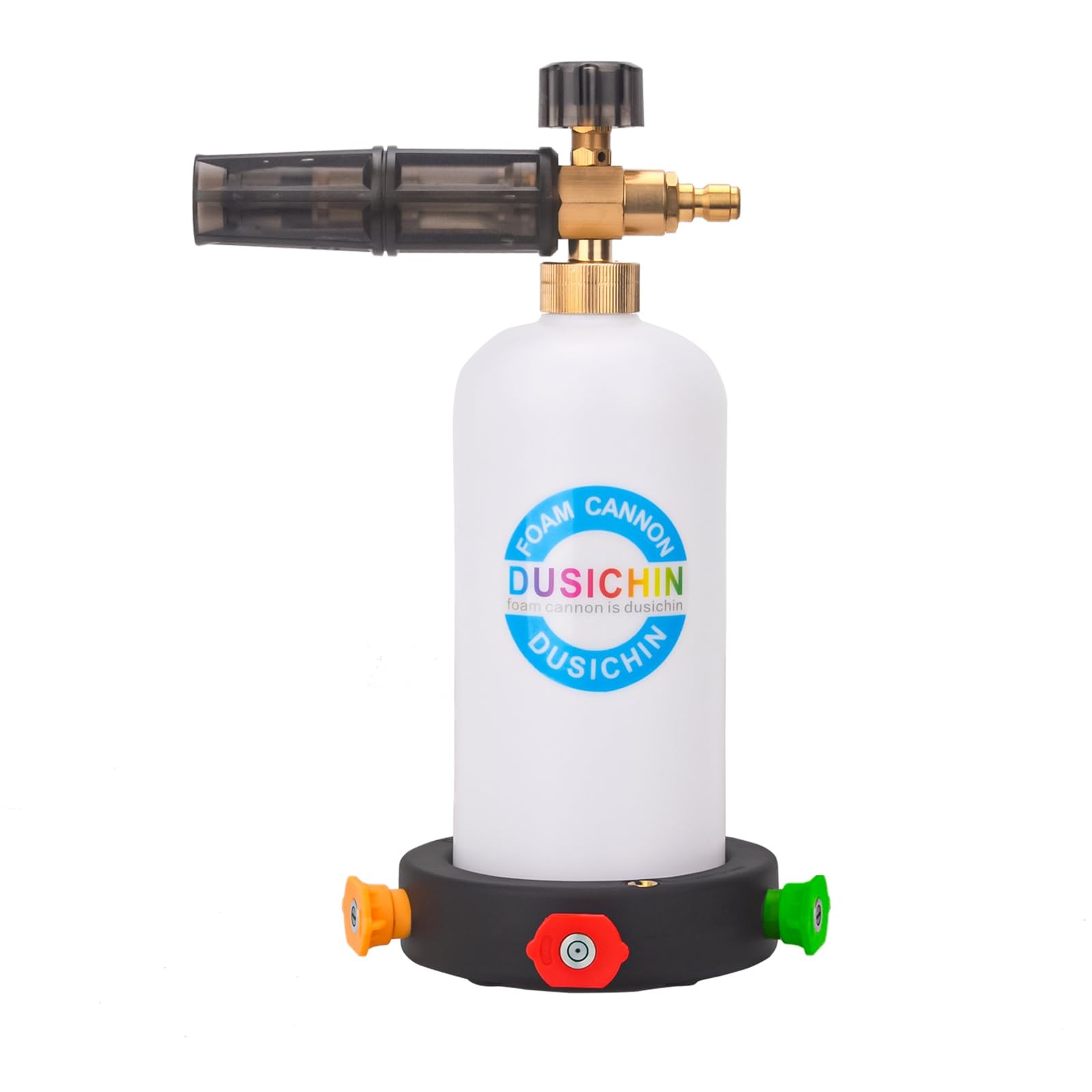 Foam Cannon Snow Lance Pressure Washer Nozzle 5 Tips Holder 1/4 Quick Connect 30