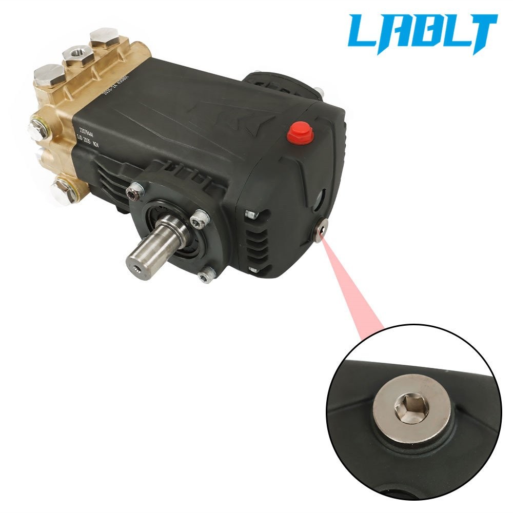 LABLT General Right Shaft 3500 PSI Pressure Washer Pump 5.6GPM 4.5 HP Belt Drive