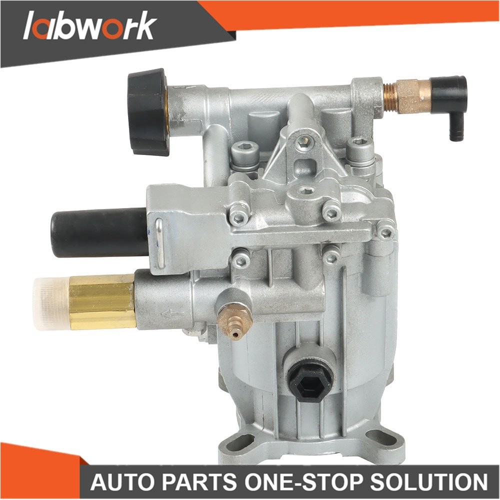 Labwork Pressure Washer Pump 3/4 HorizShaft MAX 3000 PSI 2.5 GPM Oil Sealed