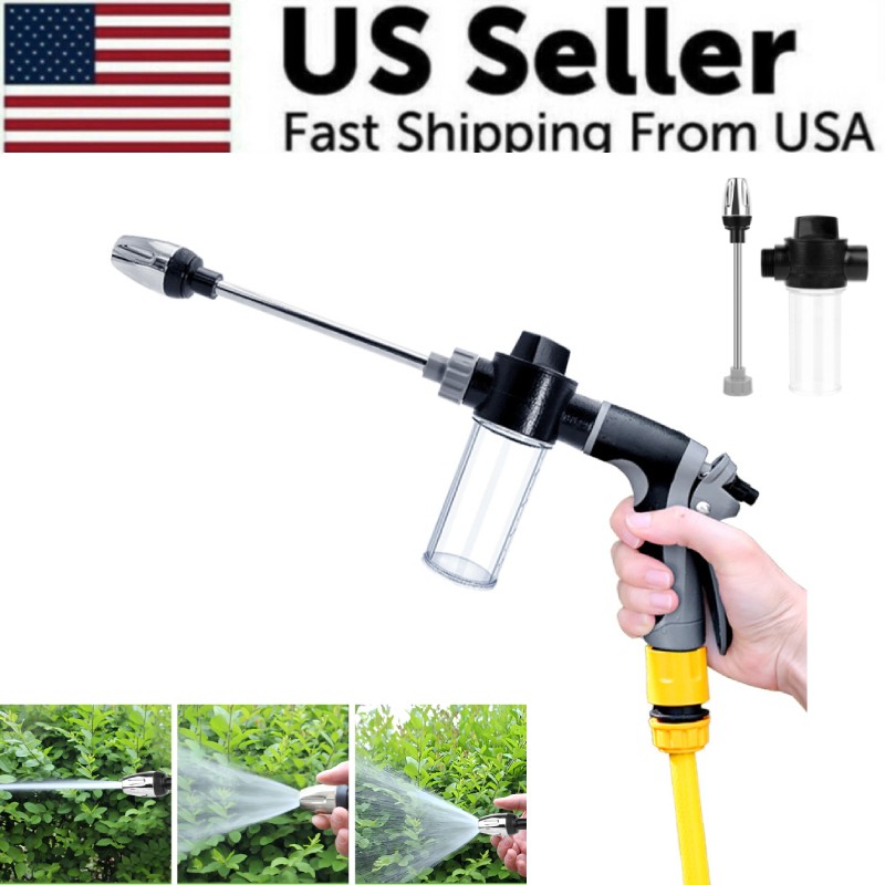 High Pressure Power Washer Water Spray Gun Nozzle Wand Attachment Garden Hose