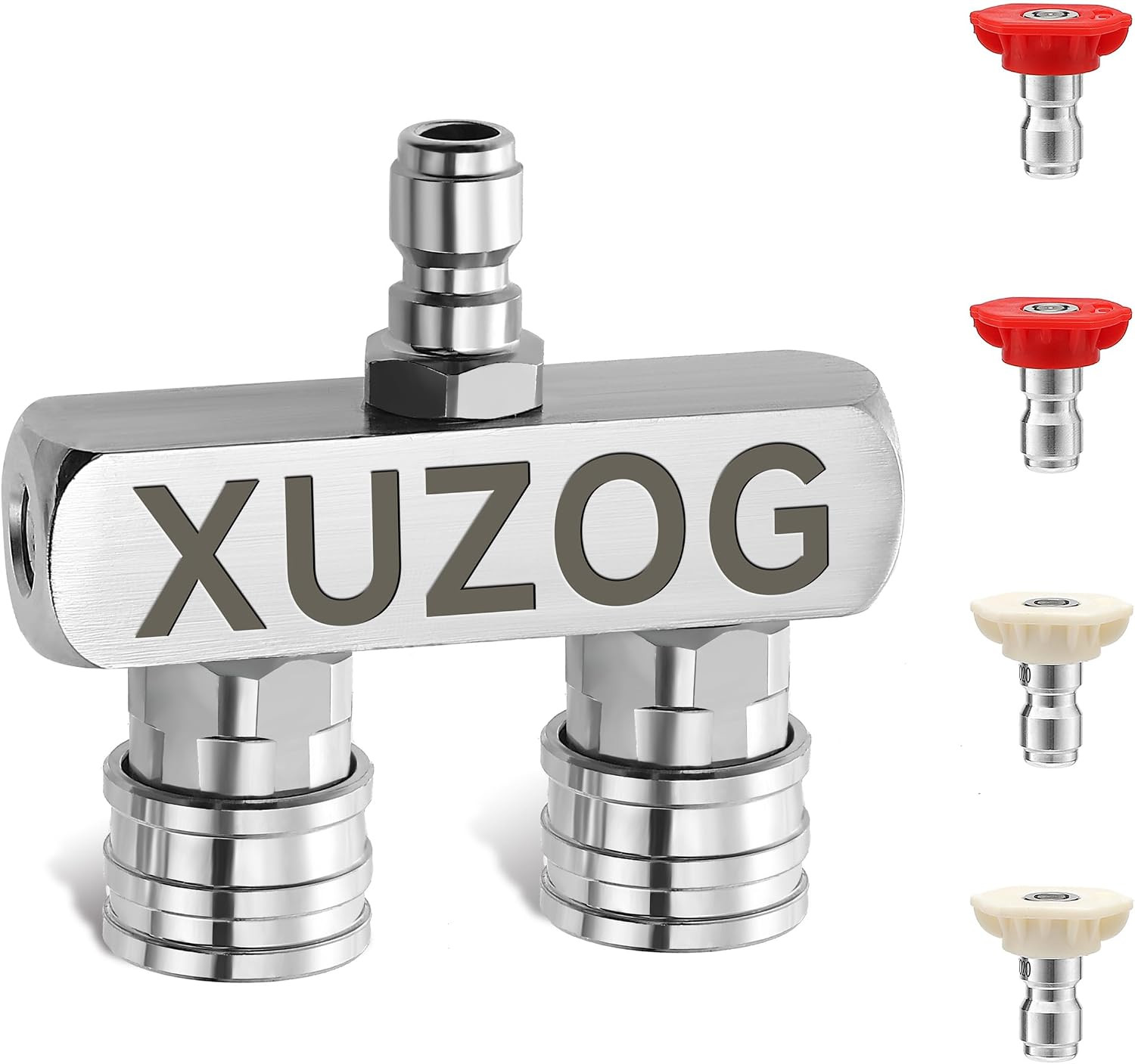 Pressure Washer Tips, 2-In-1 Pressure Washer Nozzle Tips, Dual Power Washer Nozz