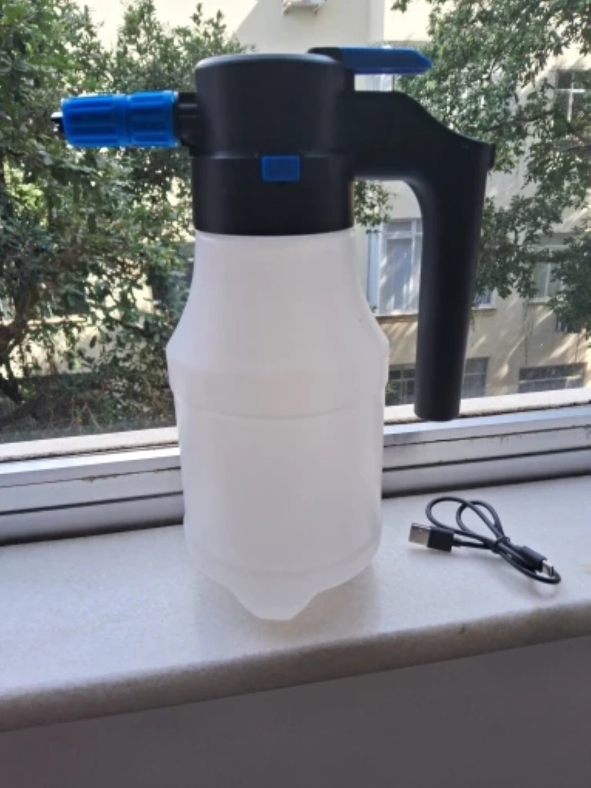 Electric Car Foam Sprayer with USB Pressurized Foam Car Wash Sprayer for Home