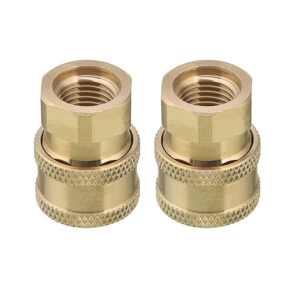 Pressure Washer Coupler Brass Fittings 1/4 Inch Quick Connect to Female NPT 5…