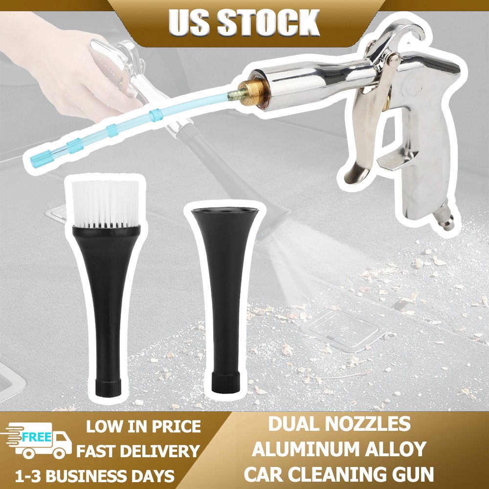 Hewworth Air Cleaning Gun High Pressure Blow Dust Car Interior Detailing Tool