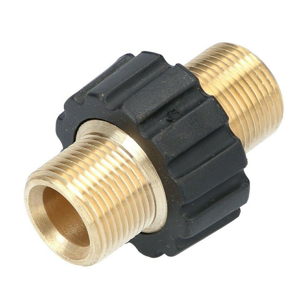 Double Nipple M22*1.5 Male Hose Connector Coupling For High Pressure Cleaner AO
