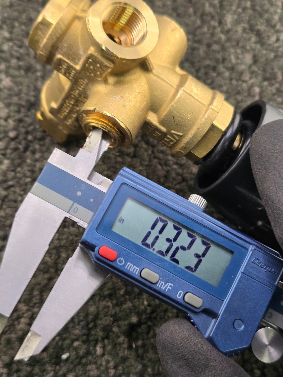 VRT3 3/8-inch Female NPT Heavy-Duty Unloader Valve Brass Body 4500 PSI, 10.5 GPM