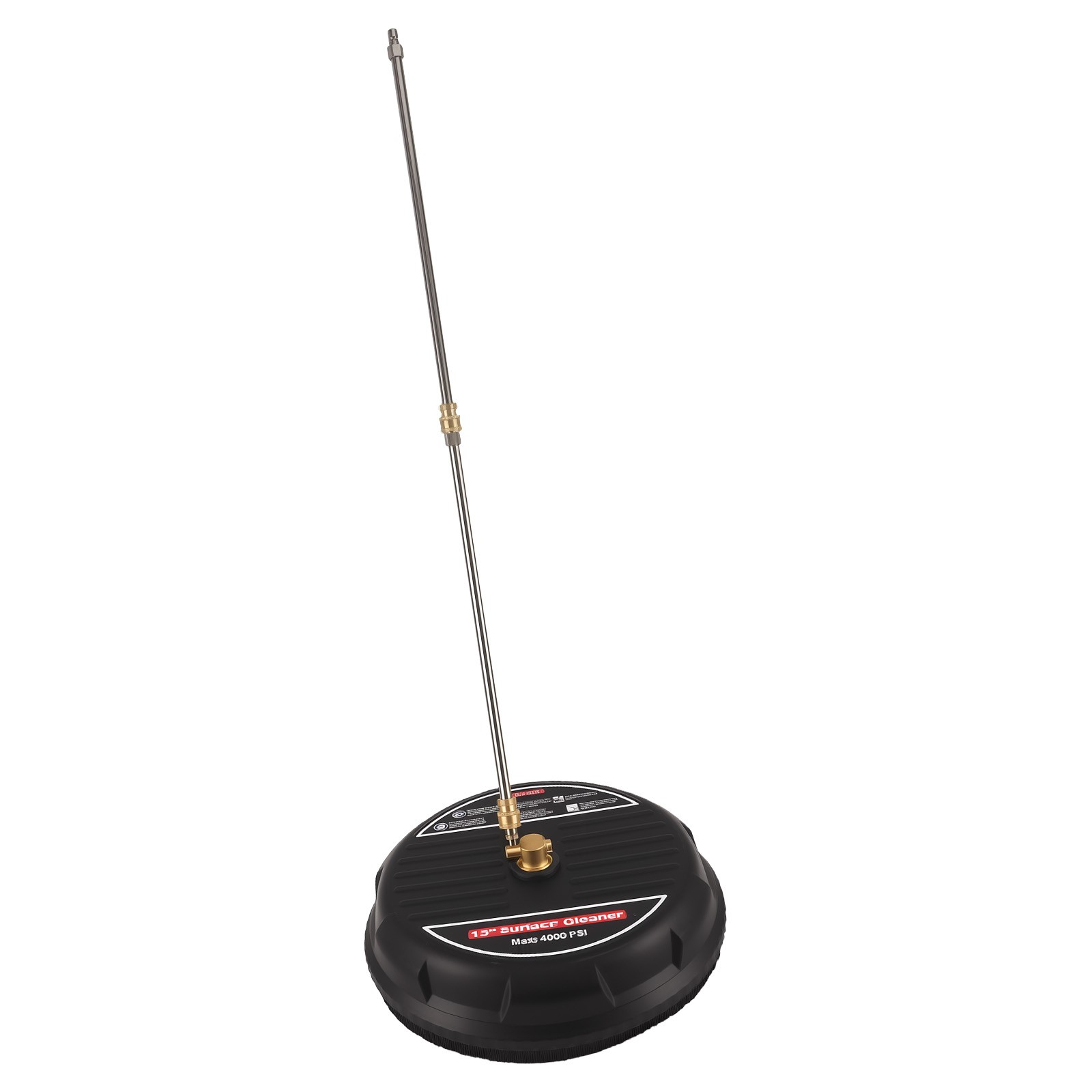 15 Inch Pressure Washer Surface Cleaner 4000 PSI Dual Nozzle + Wand Combo