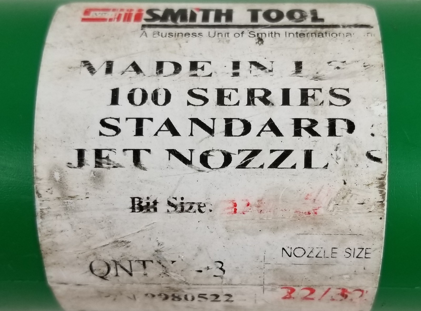 3 Smith Tool 9980522 100 Series 22/32 Standard Jet Nozzle Bit Size 13-1/2-28 NEW