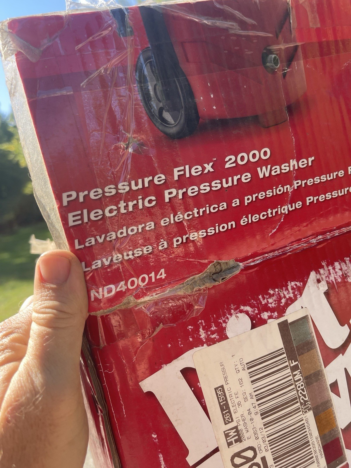 Rare Dirt Devil 13 Amp 2000 PSI Pro Electric Pressure Washer 1.6 Gpm Flex