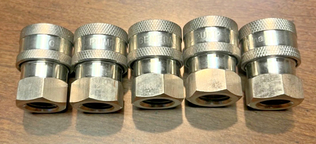 1/4″ Quick Coupler Pressure Washer Socket Stainless Steel (5 Pack) NPT