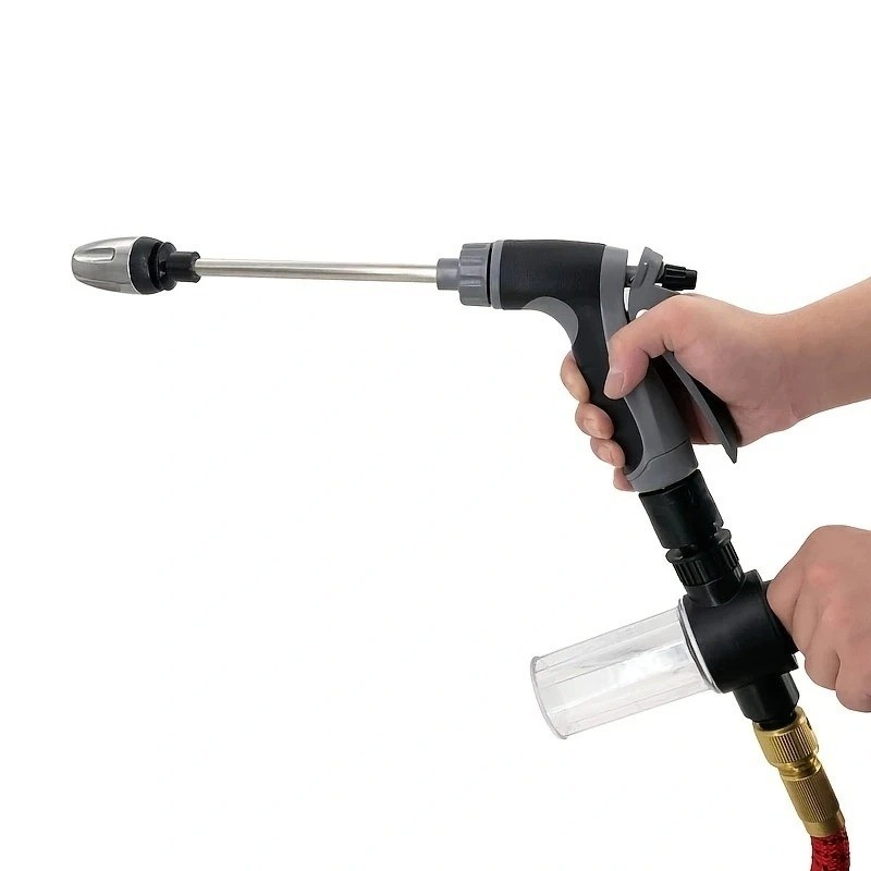 Aquoxis Cordless Cleaning Device Converts Garden Hose to Pressure Washer