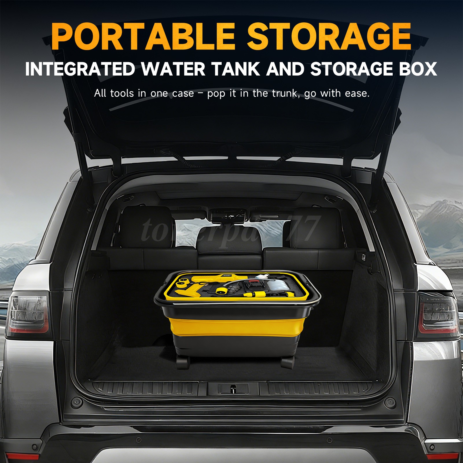 Cordless Pressure Washer Battery Powered 1160PSI Cordless Power Washer 6in1 4L