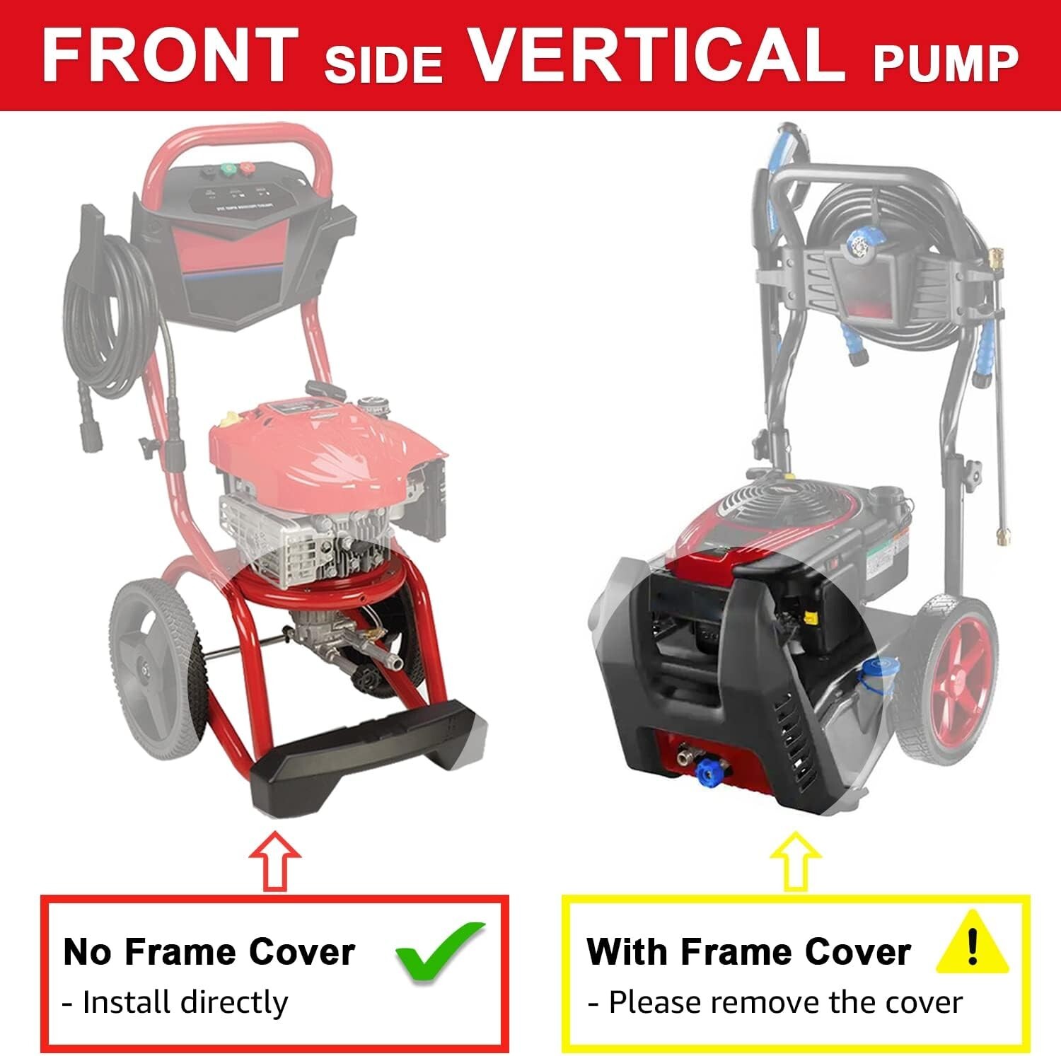 YAMATIC 7/8″ Shaft Vertical Pressure Washer Pump, 2200-2500 PSI @2.2 GPM