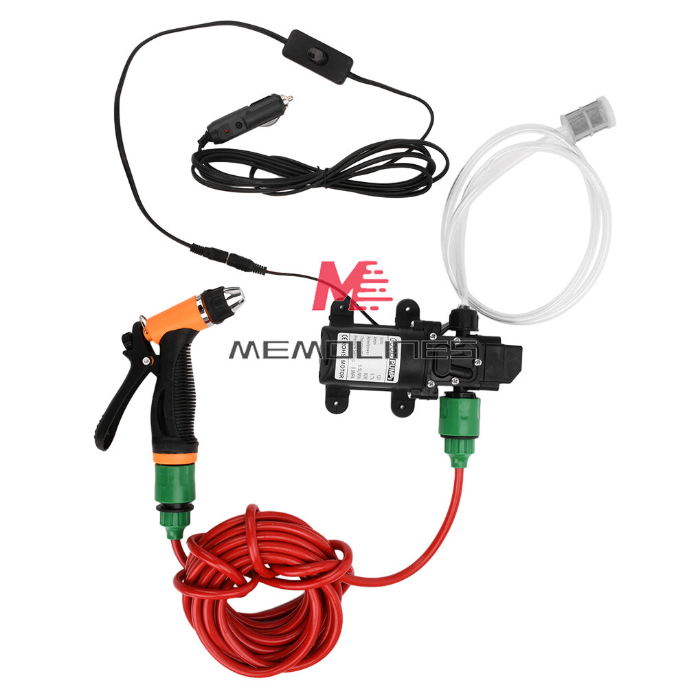 DC12V Portable Car High Pressure Washer Water Wash Cleaner Pump Kit Self-Priming