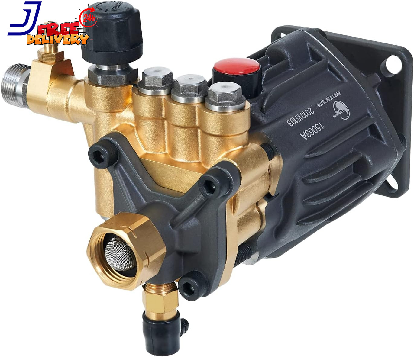 CH 2830 G Pressure Washer Pump 2800 PSI 3 GPM 3/4″ Shaft Horizontal Axial