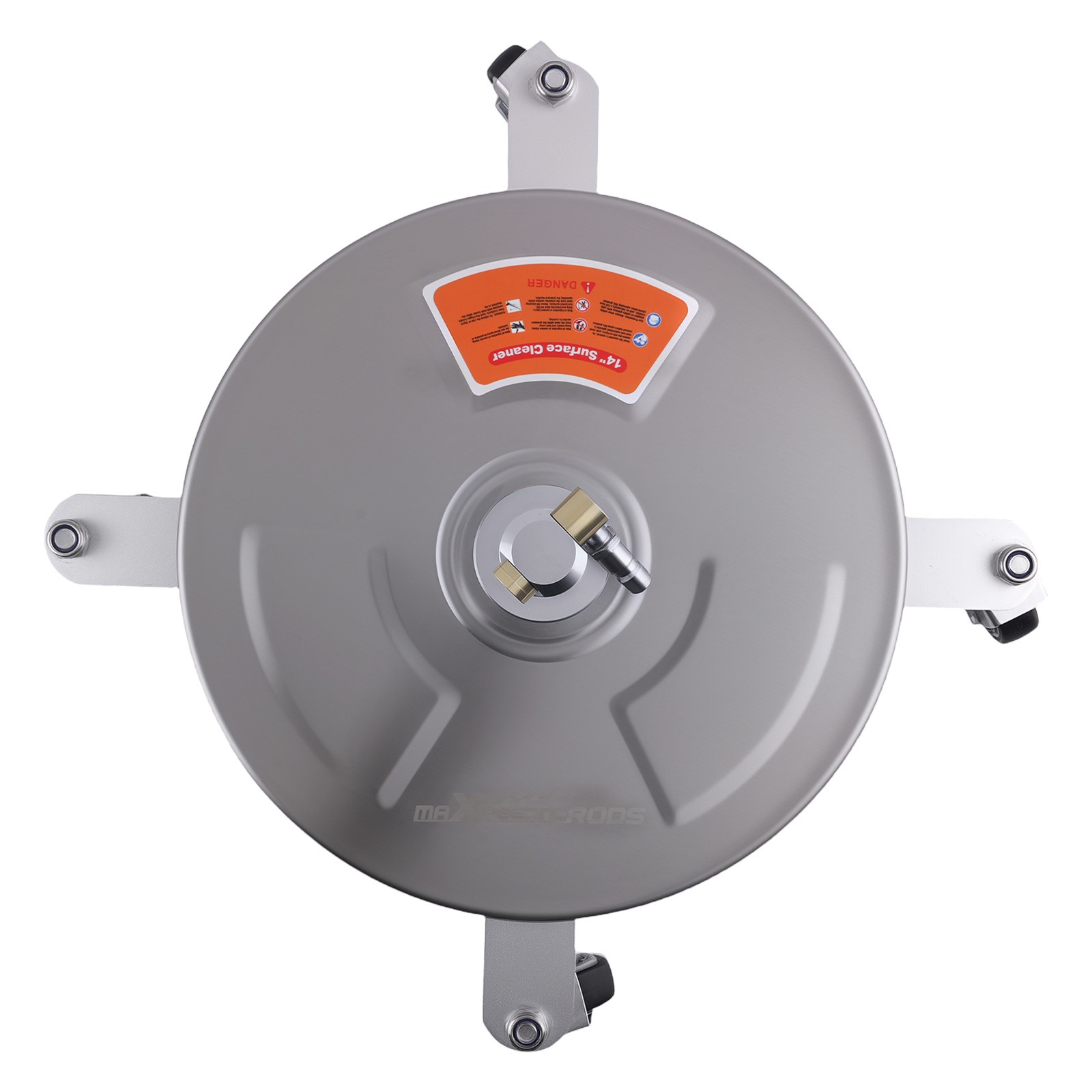 14″ Surface Cleaner Attachment for Pressure Washer 4200PSI w/ Extension Wand