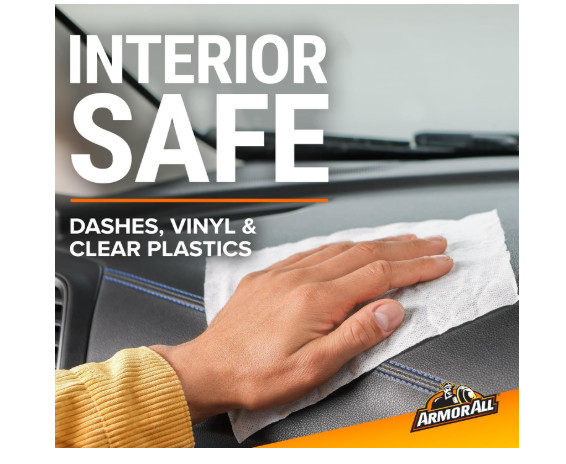 Armor All Car Cleaning Wipes, Wipes for Car Interior and Car Exterior, 90 Wipes