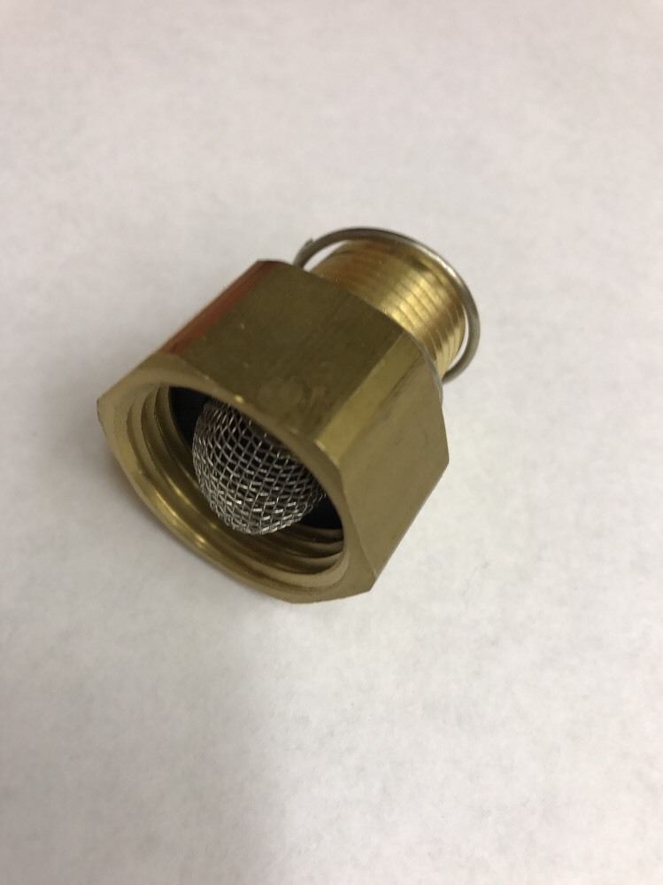 Female Garden Hose Fitting 3/4″ FGH x 1/2″ NPT W/Screen Adaptor 8.901-291.0