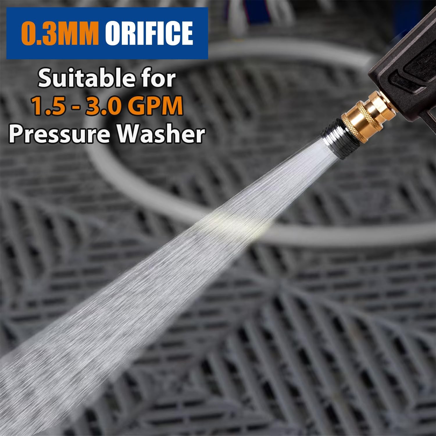 Pressure Washer Nozzle Tips Soft Wash Shower Nozzle with 1/4” Quick Connect …
