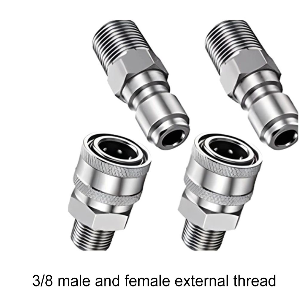 Stainless Steel Connector Set for Professional and Home Cleaning Needs