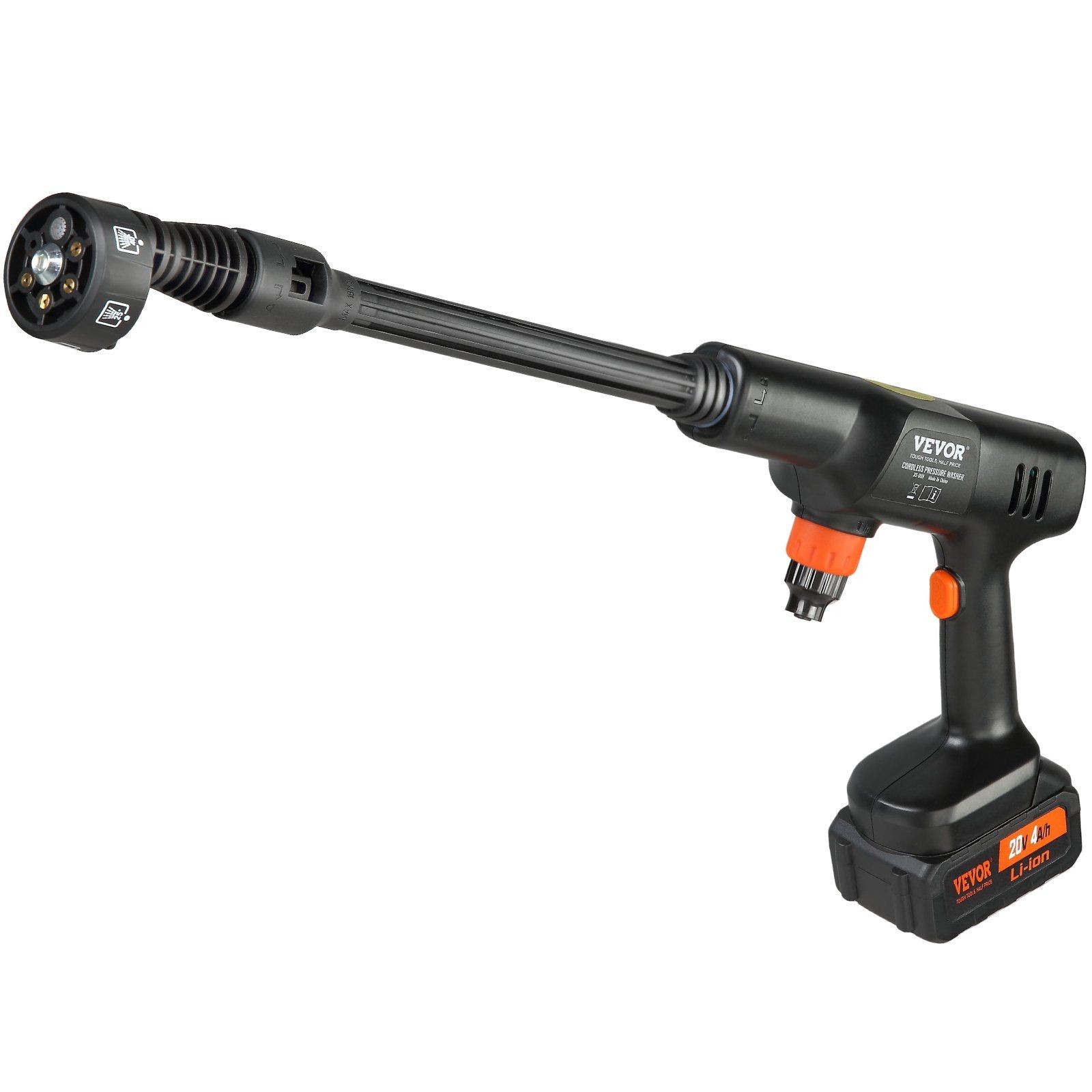 652PSI 1.0GPM Electric Cordless Washer, Brushless, 3-Level, 4.0Ah