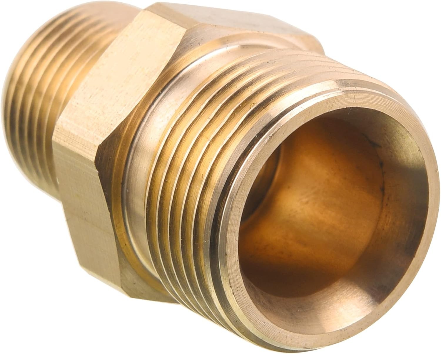 M22 Pressure Washer Fitting, 3/8 Inch NPT Male to M22 14mm Male adapter, 4500…