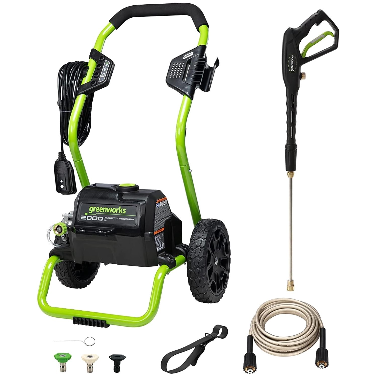 Green 2000 PSI Electric Pressure Washer – PWMA Certified