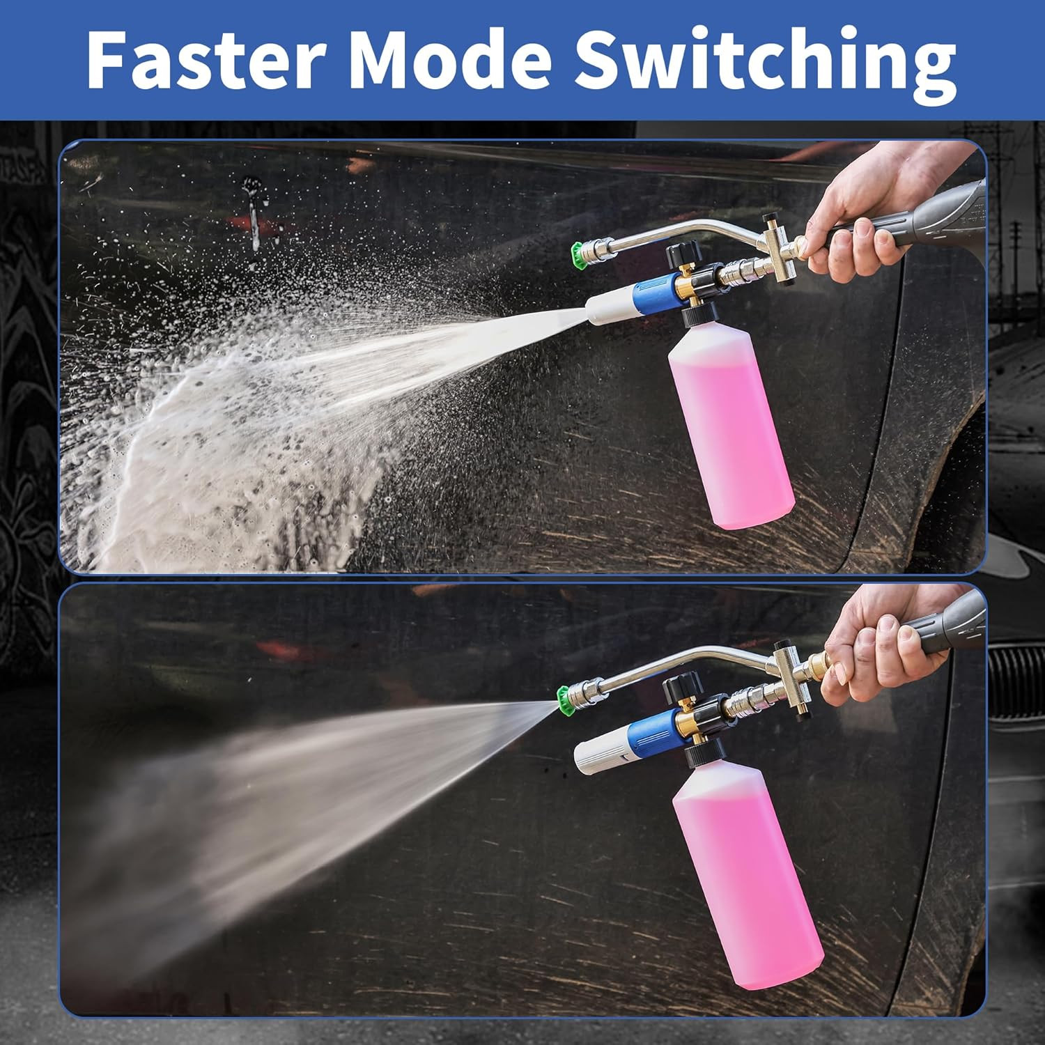 Power Pressure Washer Attachment Sprayer Dispenser Car Wash Soap Foam Blaster US