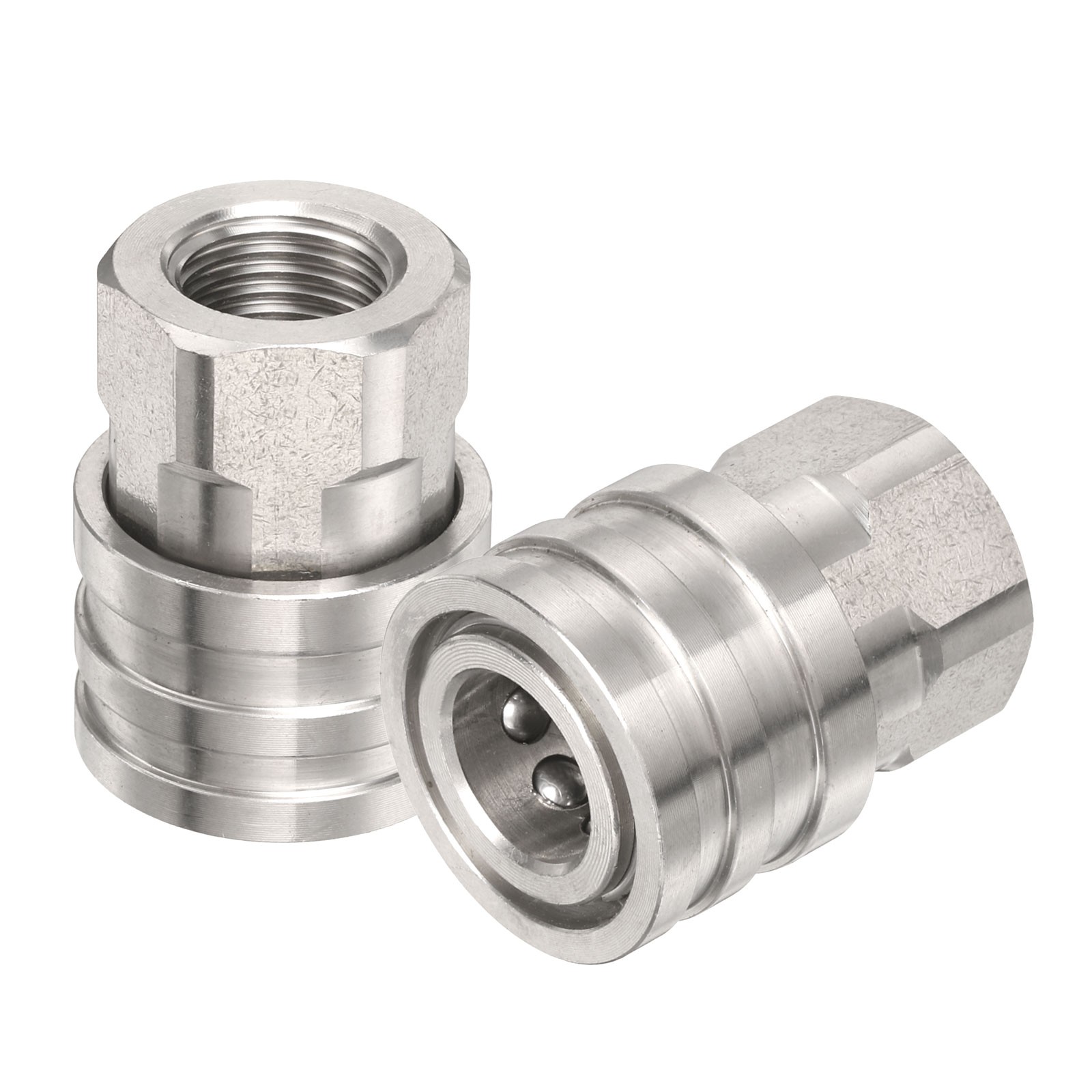 2Pcs Pressure Washer Adapter, 1/4″ Female Quick Plug to G1/4″ Female