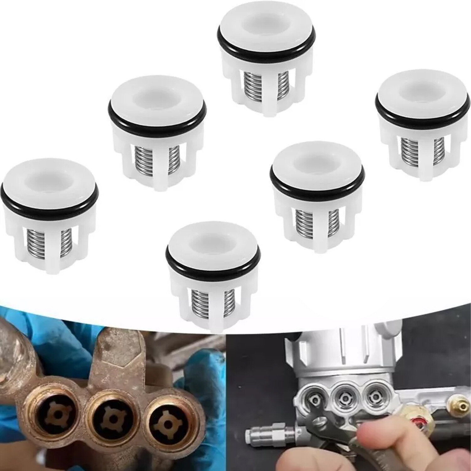 For Annovi Reverberi Check Valve Kit AR2233 Pressure Washer Pump RMV RMW Series